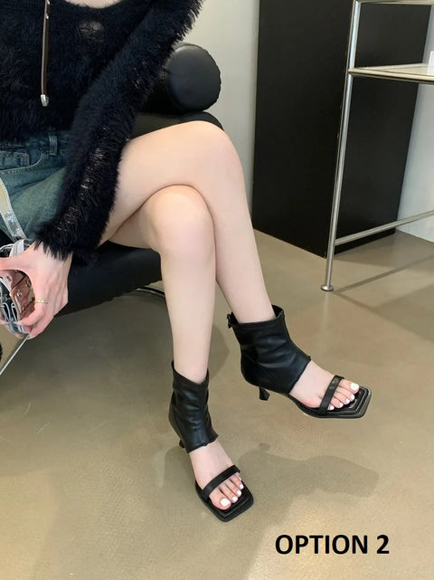 New Fashion Clip Toe Soft High Heel Boot CODE: KAR2723