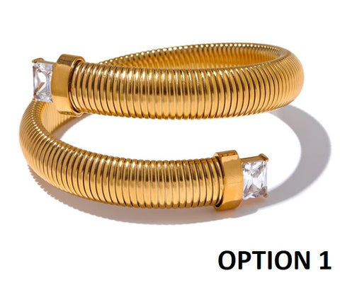 New Elastic Trend Metal Statement Bracelet CODE: KAR2724