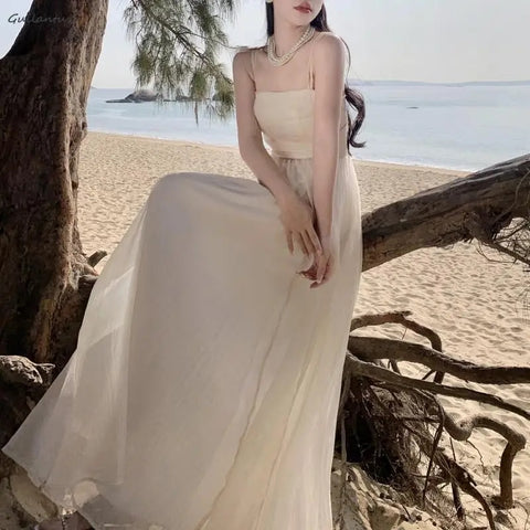 New Summer Fashion Sleeveless Spaghetti Strap Slip Maxi Long Dress CODE: KAR2727