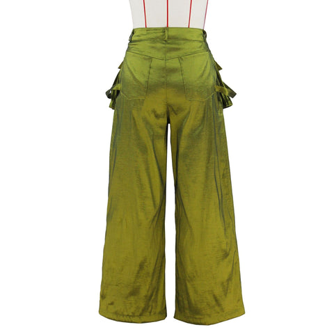 New Style detachable pocket Zipper Fly Loose Wide Leg Cargo Pant CODE: KAR2729