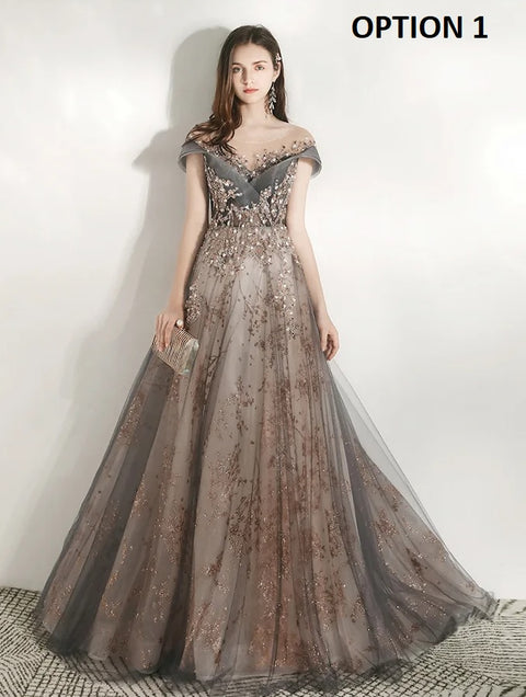 New Off Shoulder High Waist Long Maxi Dress CODE: KAR2739