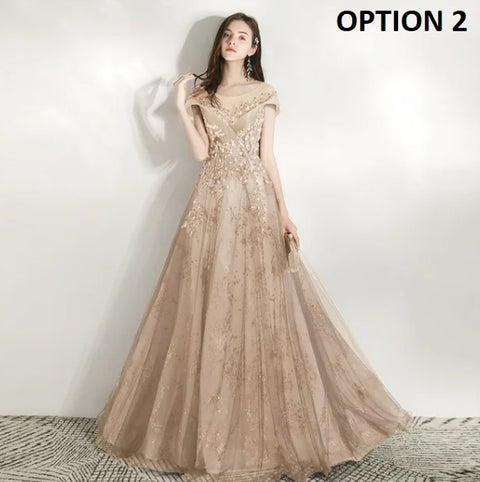 New Off Shoulder High Waist Long Maxi Dress CODE: KAR2739