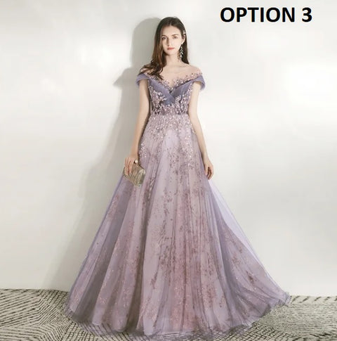 New Off Shoulder High Waist Long Maxi Dress CODE: KAR2739