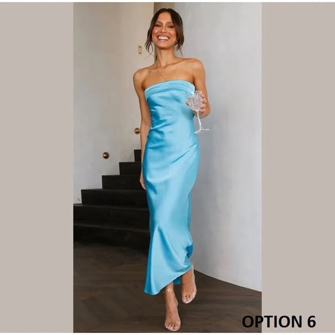 New Summer Sexy Off Shoulder Floral Print Sleeveless Backless Slim Long Dress CODE: KAR2744