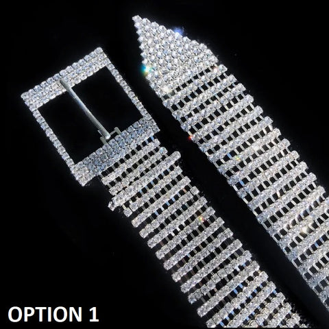 New Rhinestones Crystals Street Style Belt CODE: KAR2756