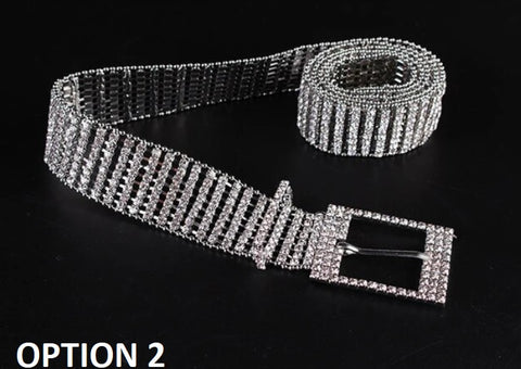 New Rhinestones Crystals Street Style Belt CODE: KAR2756