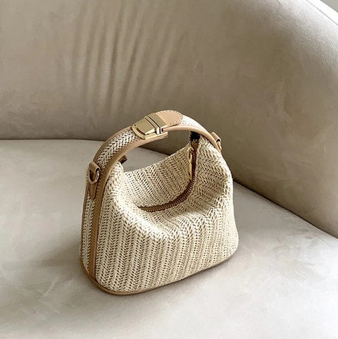 New summer Casual shoulder small bohemian woven beach bag CODE: KAR2757