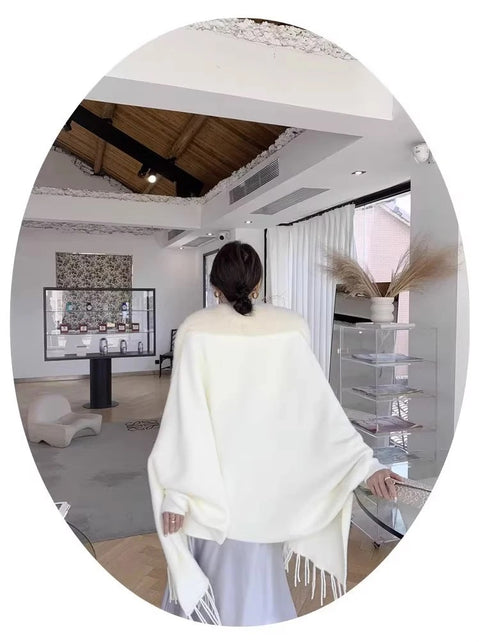 Autumn Winter Fashion Dress Wraps Shawl Cloak Cardigan CODE: KAR2759