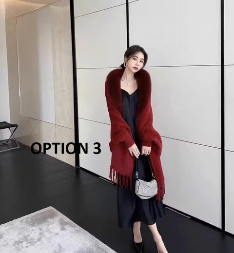 Autumn Winter Fashion Dress Wraps Shawl Cloak Cardigan CODE: KAR2759