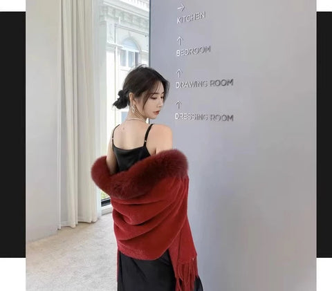 Autumn Winter Fashion Dress Wraps Shawl Cloak Cardigan CODE: KAR2759