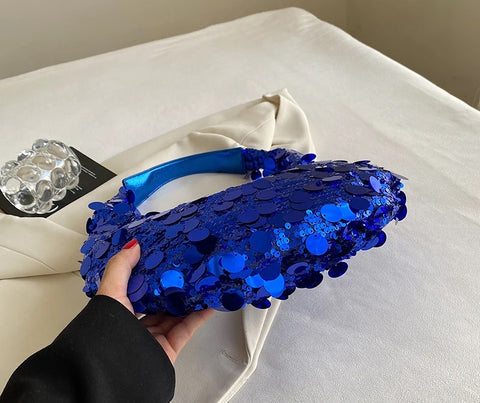 New Fashion Shiny Party Small Sequin Underarm Bag CODE: KAR2765