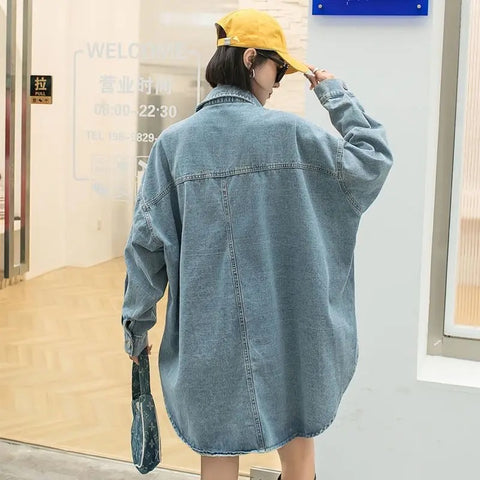 New Autumn Fashion Letter Label Loose Shirt CODE: KAR2777