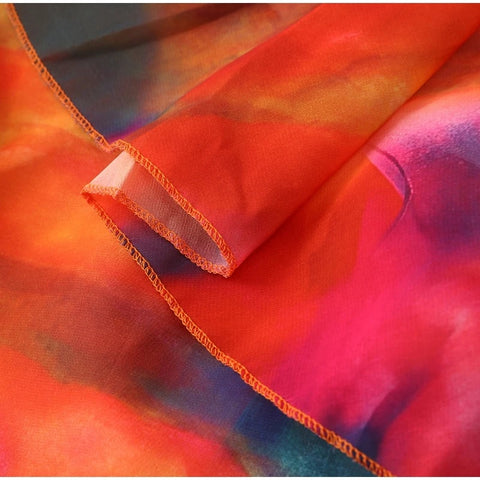 Summer New Printed Halter Sleeveless Crop Top High Waist Long Dress CODE: KAR2780