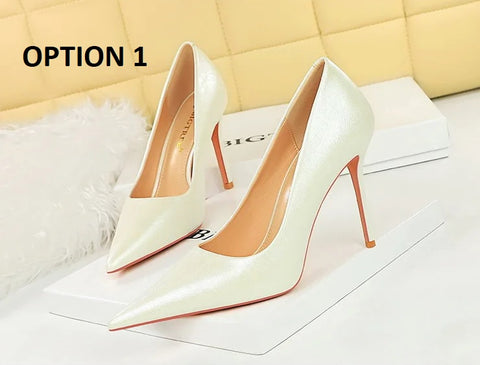 Sexy Banquet Pumps Elegant Pointed High Stilettos Heels CODE: KAR2783