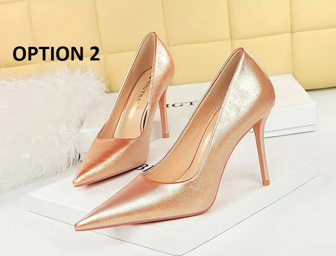 Sexy Banquet Pumps Elegant Pointed High Stilettos Heels CODE: KAR2783