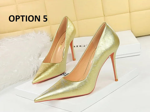 Sexy Banquet Pumps Elegant Pointed High Stilettos Heels CODE: KAR2783