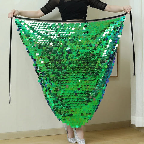 Sequin Tassel Rave Belt Waist Chain Wrap Mini Skirt CODE: KAR2787