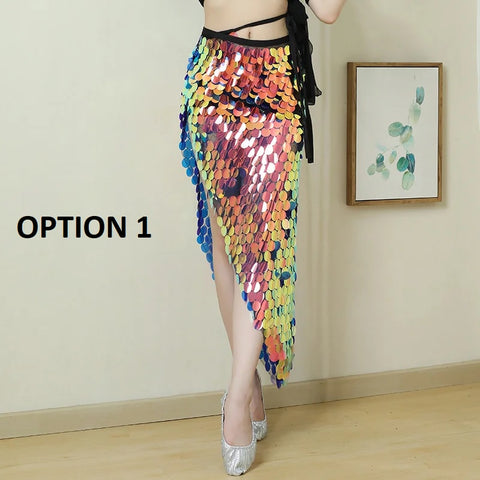 Sequin Tassel Rave Belt Waist Chain Wrap Mini Skirt CODE: KAR2787
