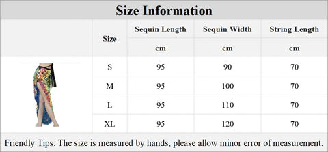 Sequin Tassel Rave Belt Waist Chain Wrap Mini Skirt CODE: KAR2787