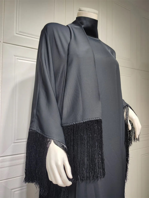 New Batwing Sleeve Tassel Kaftan Party Dress CODE: KAR2792