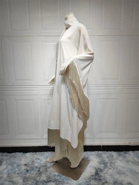 New Batwing Sleeve Tassel Kaftan Party Dress CODE: KAR2792