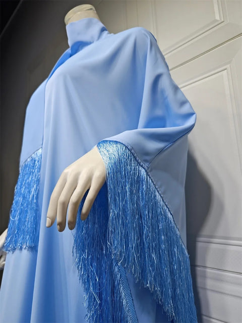 New Batwing Sleeve Tassel Kaftan Party Dress CODE: KAR2792
