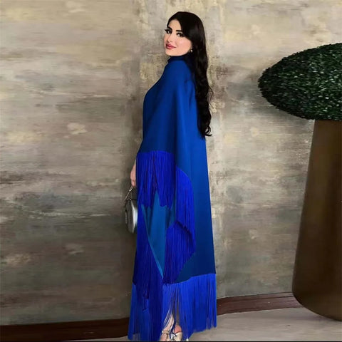 New Batwing Sleeve Tassel Kaftan Party Dress CODE: KAR2792