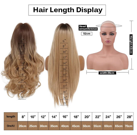 Long Straight Layered Hair Natural Synthetic Heat Resistant Wig CODE: KAR2796