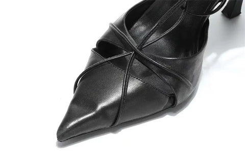 Summer Sexy Pointed Toe Gladiator High Heel Boot CODE: KAR2815