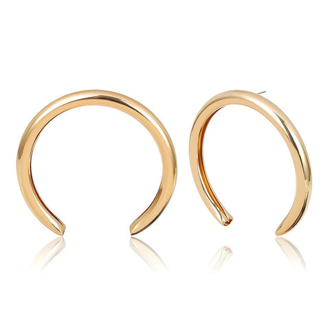 New Fashion Trend Exaggerated Geometric Semicircle Simple Earring CODE: KAR2832