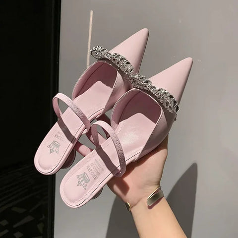 Summer New Pointed Toe Designer Elegant Flats CODE: KAR2848