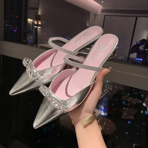 Summer New Pointed Toe Designer Elegant Flats CODE: KAR2848