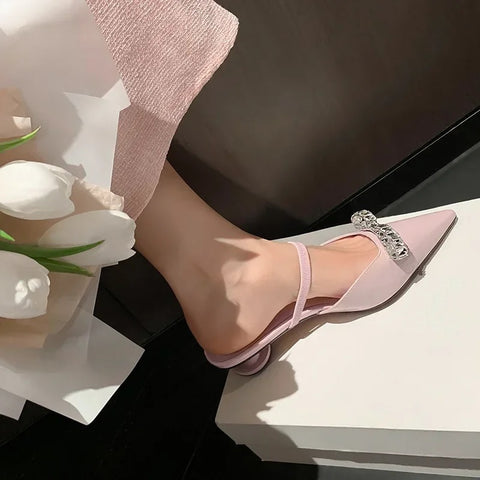 Summer New Pointed Toe Designer Elegant Flats CODE: KAR2848