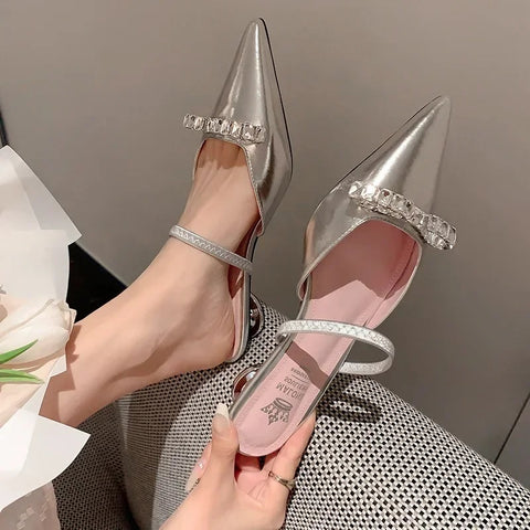 Summer New Pointed Toe Designer Elegant Flats CODE: KAR2848