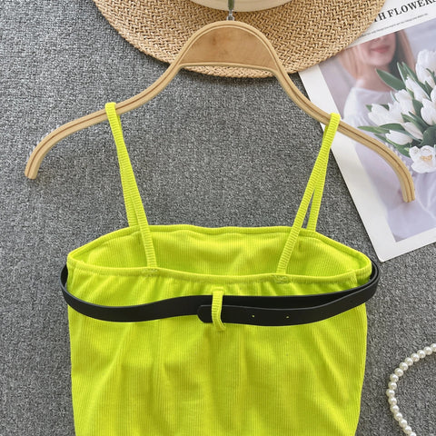 Sexy Knitted Camis Summer Irregularity Crochet Tank Top CODE: KAR2856