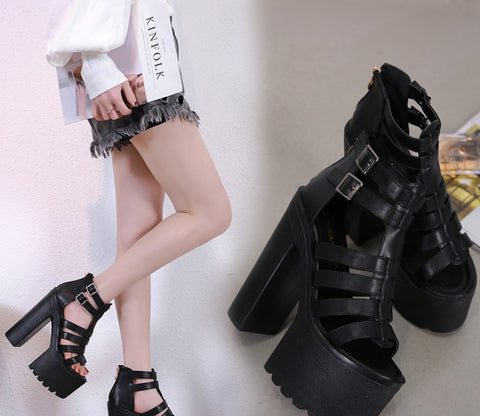 New Summer Fashionable Casual Heel Platform Sandal CODE: KAR2863