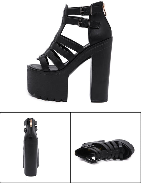 New Summer Fashionable Casual Heel Platform Sandal CODE: KAR2863