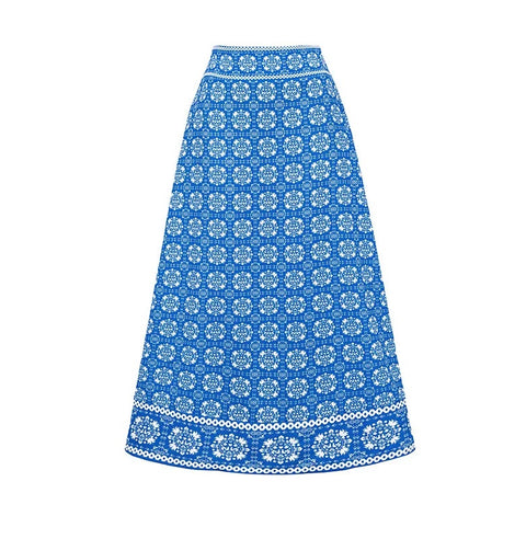 New 3D Flower Printed Swimsuit and Skirt CODE: KAR2869
