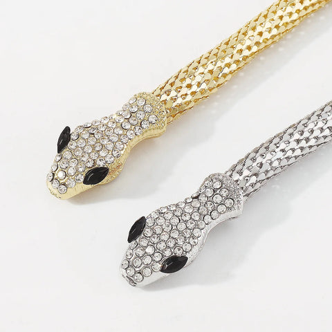 Luxury personality hip hop snake necklace CODE: KAR2884