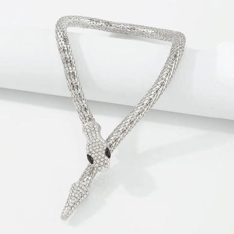 Luxury personality hip hop snake necklace CODE: KAR2884