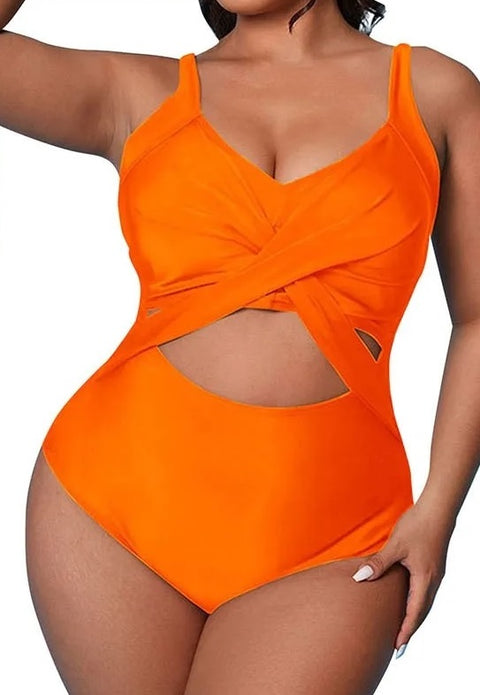 Sexy Solid Color Tight Large Swimwear CODE: KAR2893