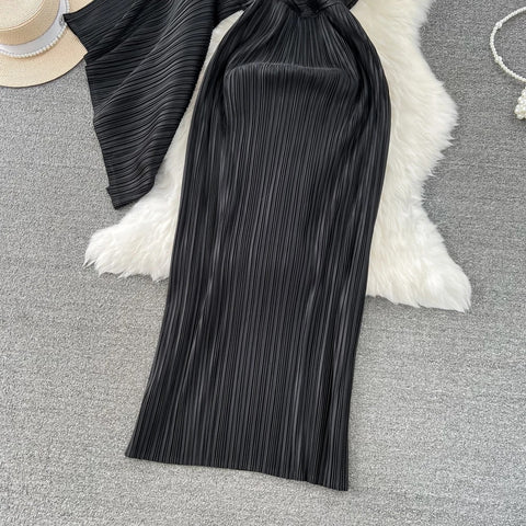 Sexy One-Shoulder Diagonal Collar Dress CODE: KAR2903