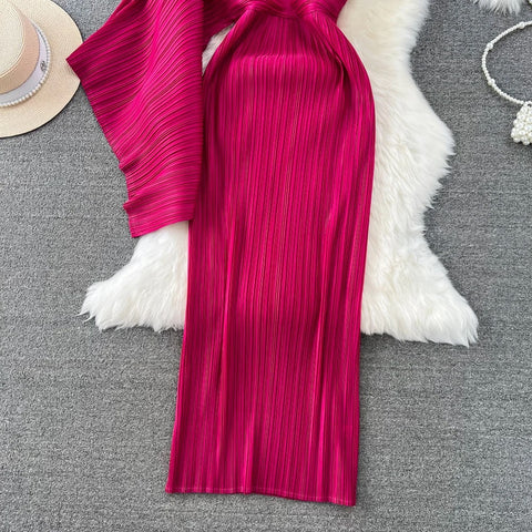 Sexy One-Shoulder Diagonal Collar Dress CODE: KAR2903