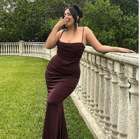 New Fishbone Design Elegant Fishtail Swing Sling Dress CODE: KAR2934