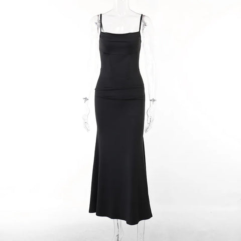 New Fishbone Design Elegant Fishtail Swing Sling Dress CODE: KAR2934