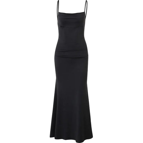 New Fishbone Design Elegant Fishtail Swing Sling Dress CODE: KAR2934