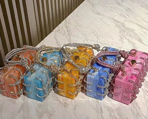 New Rhinestone Luxury Designer Handbags CODE: KAR2939