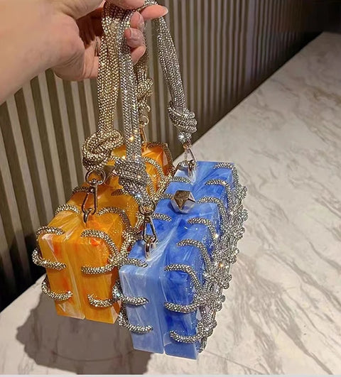 New Rhinestone Luxury Designer Handbags CODE: KAR2939