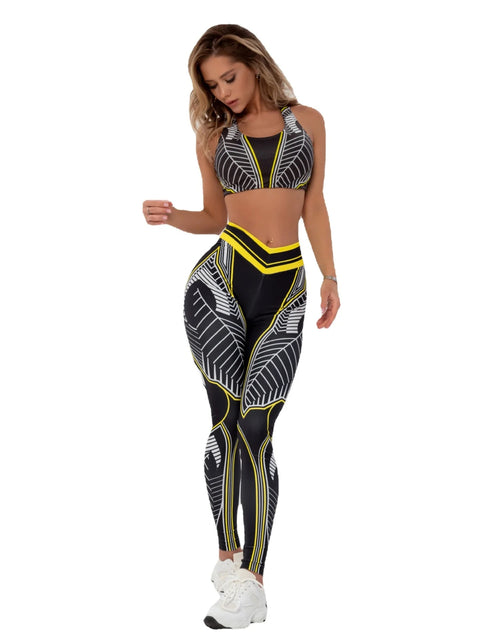 Summer Printed Hip Lift High Waist Color Fitness Running Leggings CODE: KAR2941