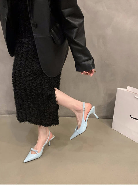 Summer Pointed Toe Fashion Elegant High Heel Sandals CODE: KAR2942